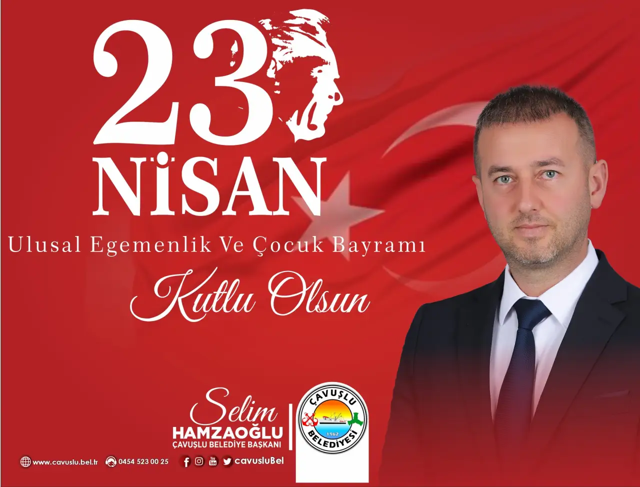 Başkan Hamzaoğlu’nun, 23 Nisan Ulusal Egemenlik ve Çocuk Bayramı Mesajı;