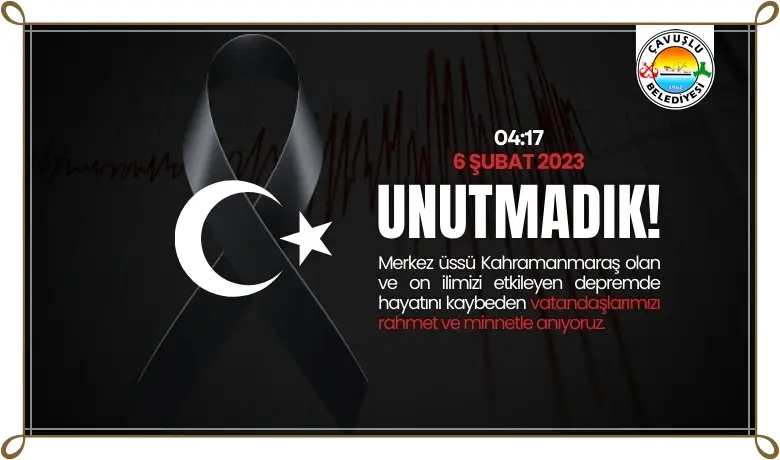 Başkan Hamzaoğlu’dan “6 Şubat Depremi” Anma Mesajı…